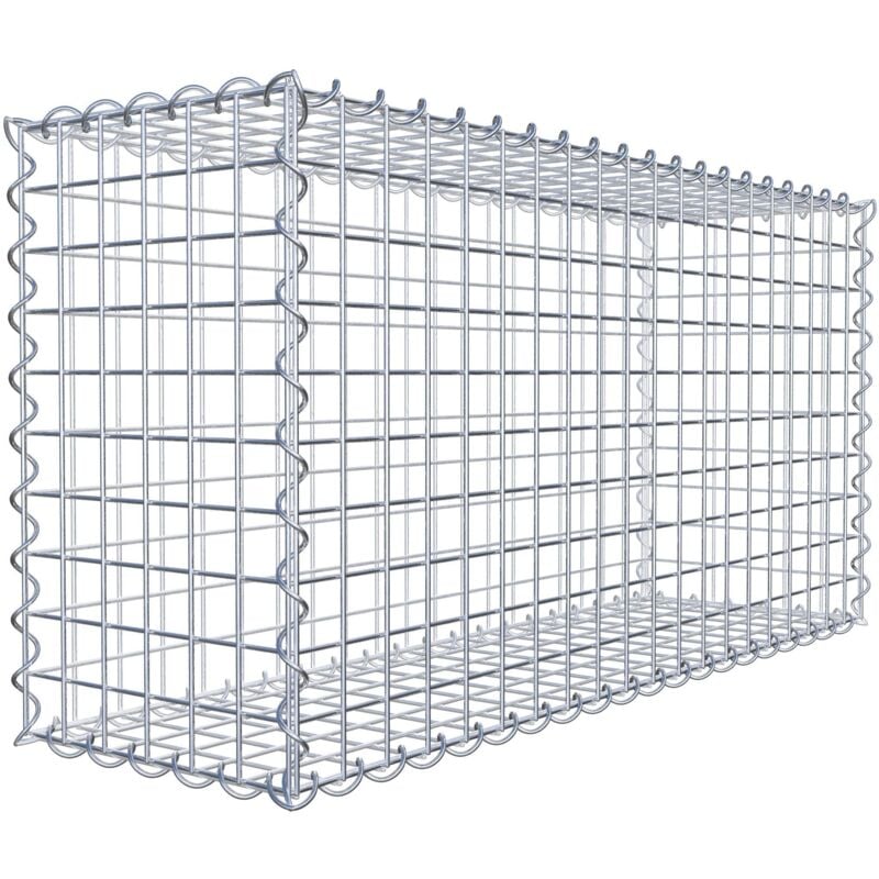 Gabiondeco - Gabion 100 cm x 50 cm x 30 cm (l x h x p). mailles 5 x 5 cm. Spirale - Made in Germany