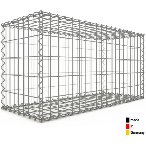 Gabion 100x50x40cm ��made in Germany�� - mailles rectangulaires 5x10cm