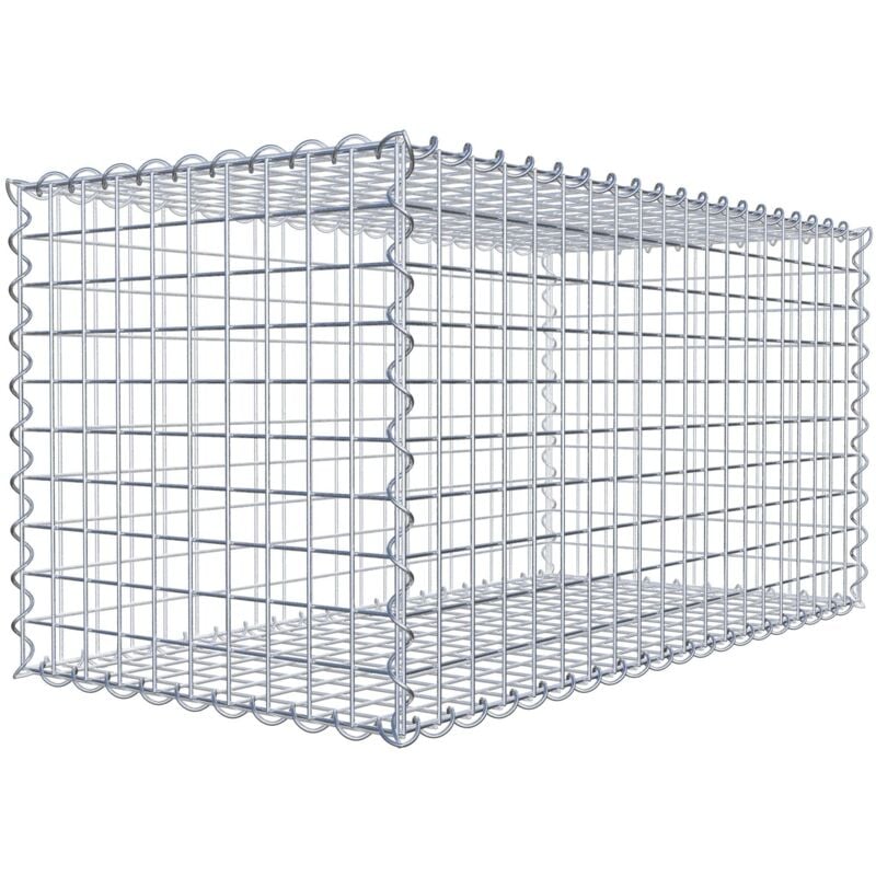 Gabiondeco - Gabion 100 cm x 50 cm x 50 cm (l x h x p). mailles 5 x 5 cm. Spirale - Made in Germany
