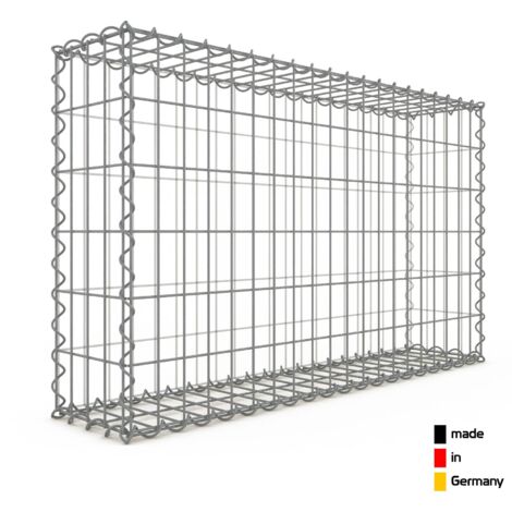 Gabion 100x60x20cm ��made in Germany�� - mailles rectangulaires 5x10cm