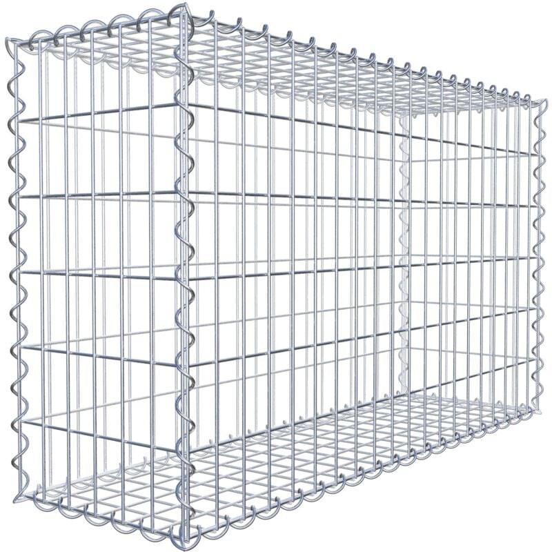 Gabiondeco - Gabion 100 cm x 60 cm x 30 cm (L x H x P). mailles 5 x 10 cm. Spirale - Made in Germany
