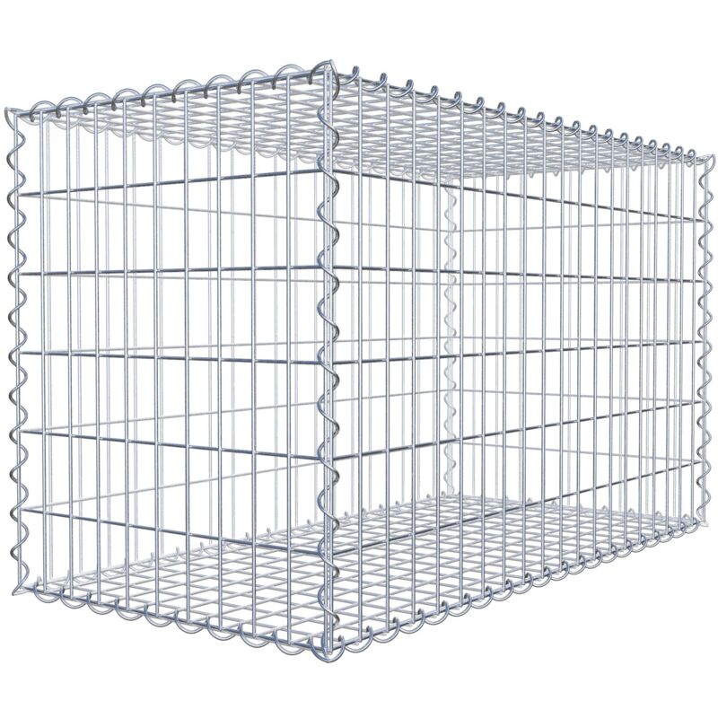 Gabiondeco - Gabion 100 cm x 60 cm x 50 cm (l x h x p). mailles 5 x 10 cm. Spirale - Made in Germany