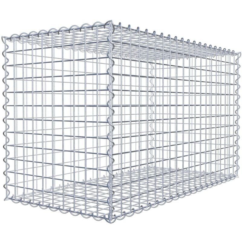 Gabiondeco - Gabion 100 cm x 60 cm x 50 cm (l x h x p). mailles 5 x 5 cm. Spirale - Made in Germany