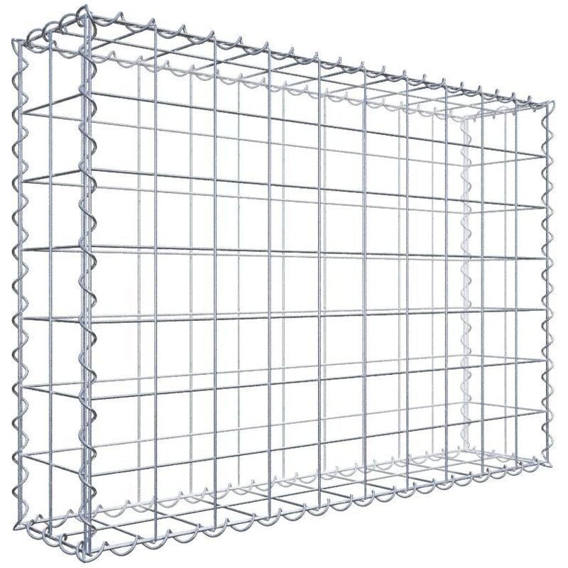 Gabiondeco - Gabion 100 cm x 70 cm x 20 cm (l x h x p). mailles 10 x 10 cm. Spirale - Made in Germany