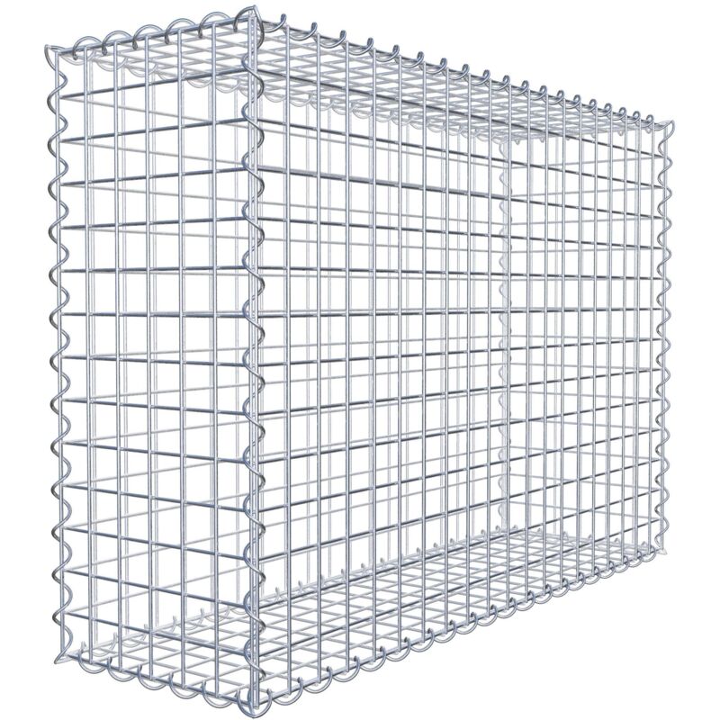 Gabion 100 cm x 70 cm x 30 cm (l x h x p). mailles 5 x 5 cm. Spirale - Made in Germany - Gabiondeco
