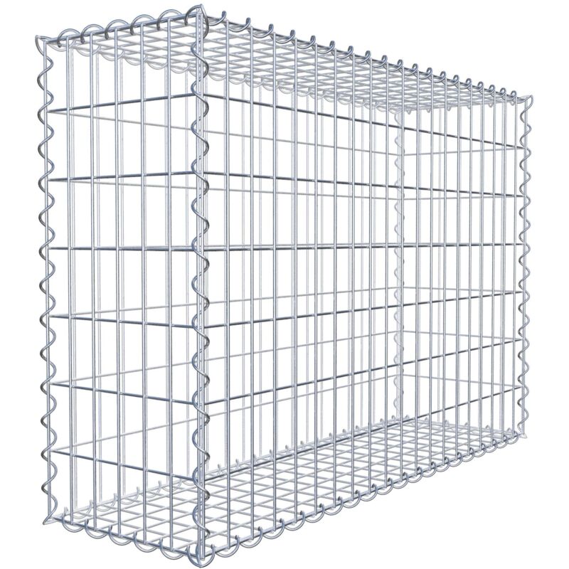 Gabiondeco - Gabion 100 cm x 70 cm x 30 cm (l x h x p). mailles 5 x 10 cm. Spirale - Made in Germany