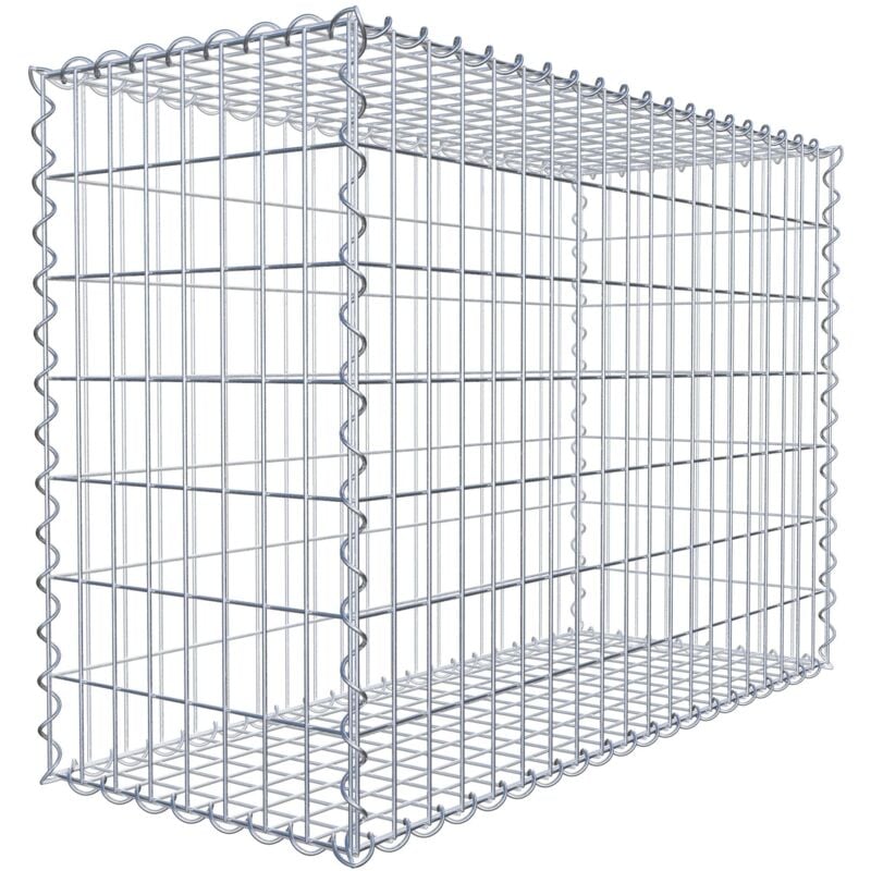 Gabiondeco - Gabion 100 cm x 70 cm x 40 cm (l x h x p). mailles 5 x 10 cm. Spirale - Made in Germany