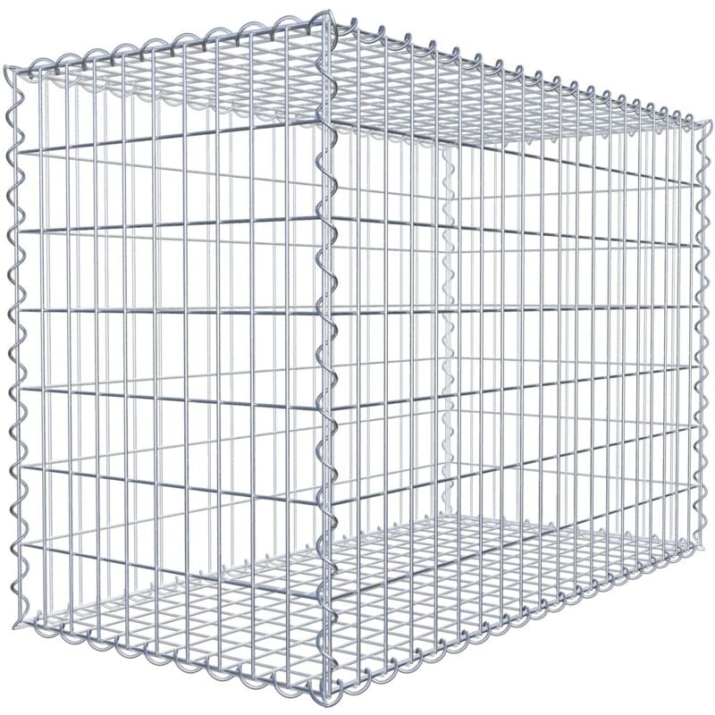 Gabion 100 cm x 70 cm x 50 cm (l x h x p). mailles 5 x 10 cm. Spirale - Made in Germany - Gabiondeco