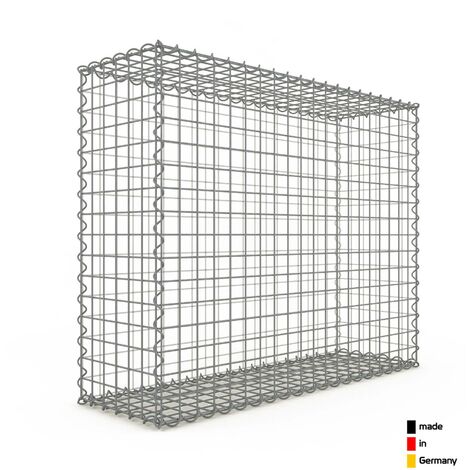 Gabion 100x80x30cm ��made in Germany�� - mailles carr�es 5x5cm