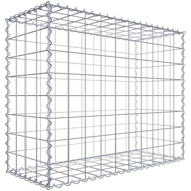 Gabiondeco - Gabion 100 cm x 80 cm x 40 cm (l x h x p). mailles 10 x 10 cm. Spirale - Made in Germany