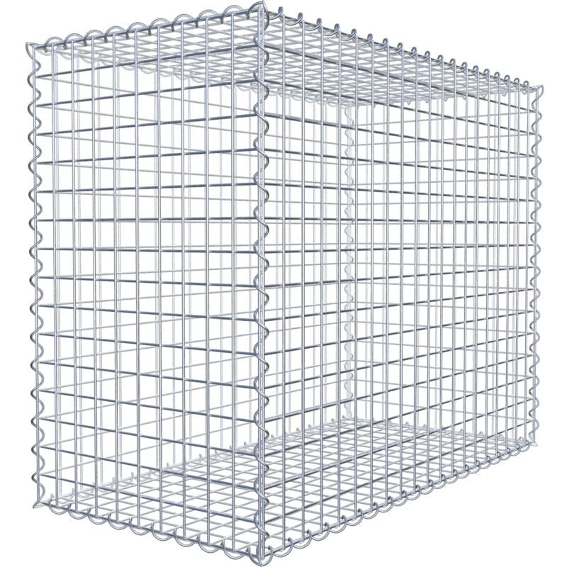 Gabiondeco - Gabion 100 cm x 80 cm x 50 cm (l x h x p). mailles 5 x 5 cm. Spirale - Made in Germany