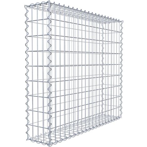 Gabion 100x90x20cm ��made in Germany�� - mailles carr�es 5x5cm