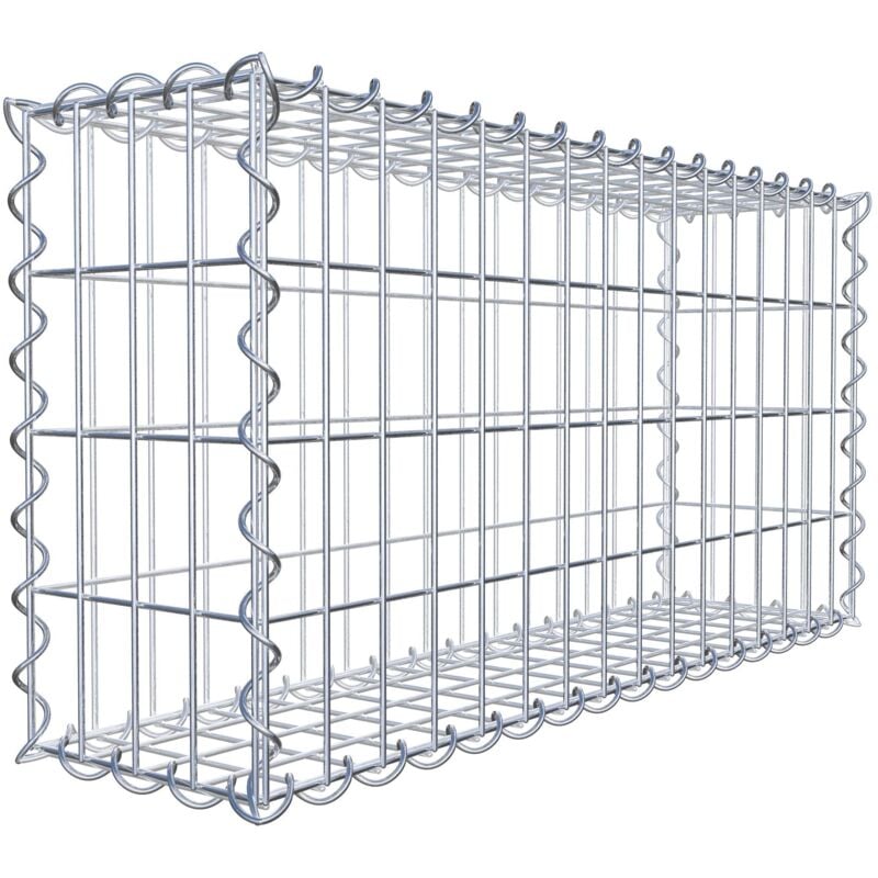 Gabiondeco - Gabion 80 cm x 40 cm x 20 cm (l x h x p). mailles 5 x 10 cm. Spirale - Made in Germany