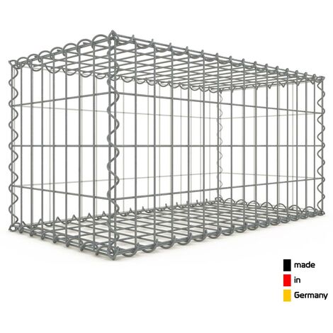 Gabion 80x40x40cm ��made in Germany�� - mailles rectangulaires 5x10cm