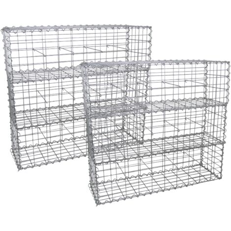 Gabion Baskets 100 x 30 x 30cm / 6 Pack