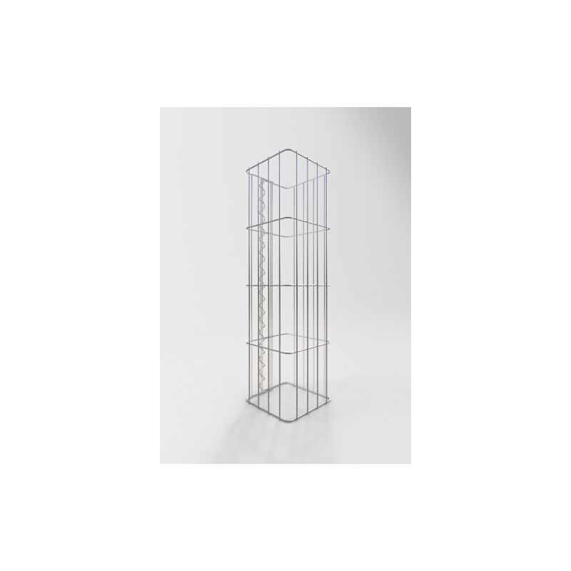 Gabion column angular 22 cm x 22 cm, 80 cm height, mesh 5 cm x 20 cm