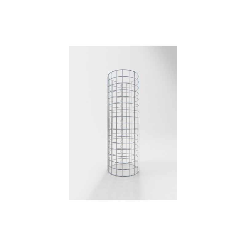 Gabion column round 27 cm Diameter, 80 cm height,mesh 5 cm x 5 cm