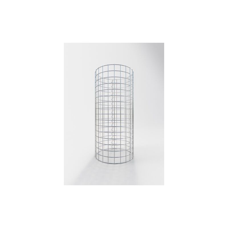 Gabion column round 37 cm Diameter, 80 cm height,mesh 5 cm x 5 cm