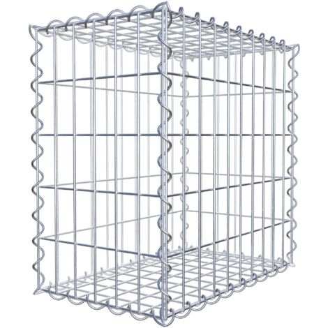 Gabion 50 x 50 x 30 cm - Qualité Made in Germany - Mailles Carrées 10 x 10 cm - GabionDeco®