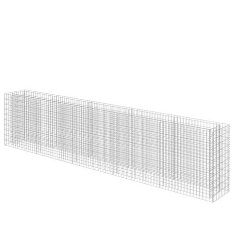Gabion Planter Galvanised Steel 450x50x100 cm