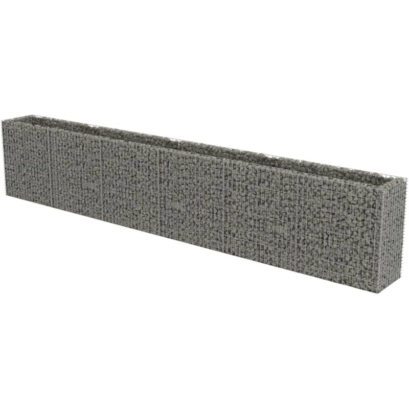 Vidaxl - Gabion Raised Bed Galvanised Steel 540x50x100 cm