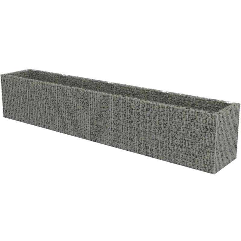 Vidaxl - Gabion Raised Bed Galvanised Steel 540x90x100 cm