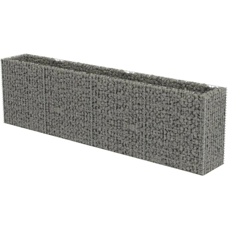 Vidaxl - Gabion Raised Bed Galvanised Steel 360x50x100 cm