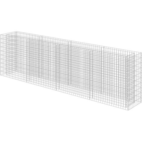 Gabion Raised Bed Galvanised Steel 360x50x100 cm