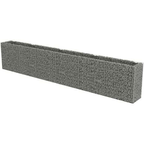 Gabion Raised Bed Galvanised Steel 540x50x100 cm