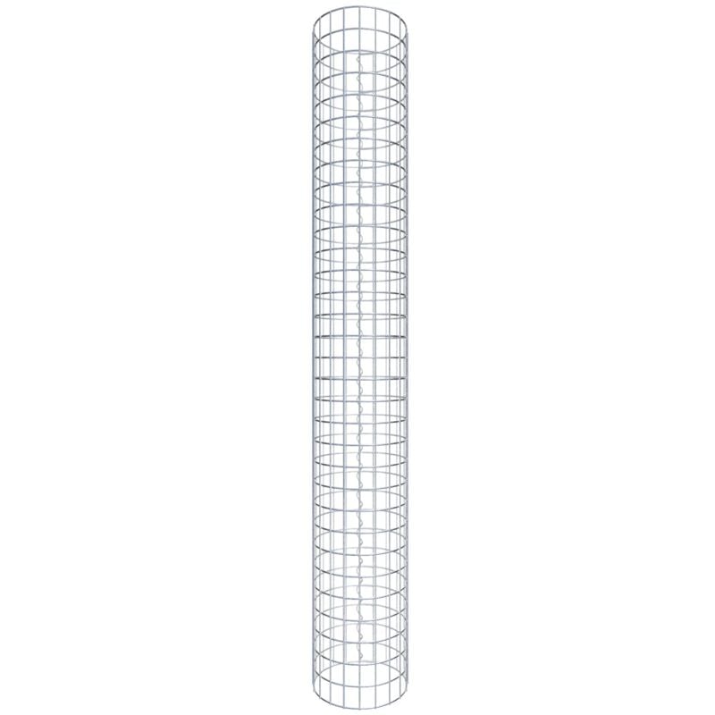 Gabiondeco - Colonne de Gabion ronde. diamètre 32 cm. maille 5 x 5 cm - Hauteur : 160 cm - Made in Germany
