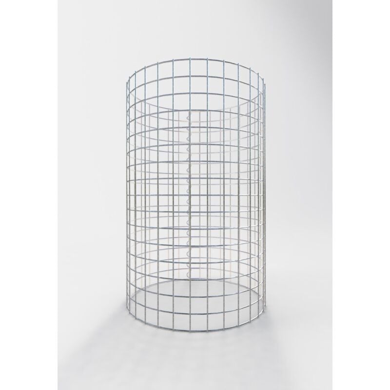 Gabiondeco - Colonne de Gabion ronde. diamètre 52 cm. maille 5 x 5 cm - Hauteur : 80 cm - Made in Germany