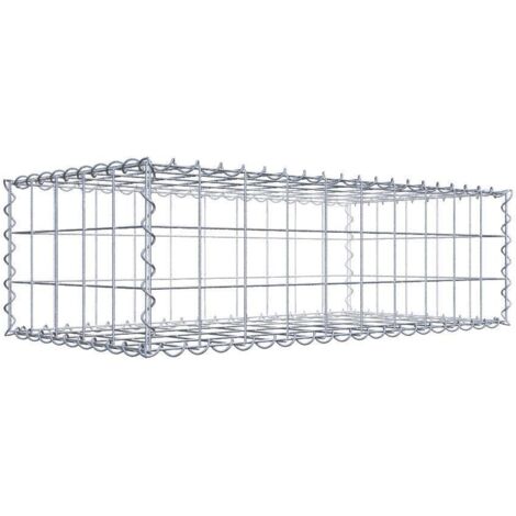 Gabiondeco - Gabion 100 cm x 30 cm x 50 cm (L x H x P). mailles 10 x 10 cm. Spirale - Made in Germany
