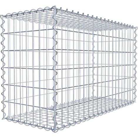 Gabiondeco - Gabion 100 cm x 60 cm x 40 cm (L x H x P). mailles 5 x 10 cm. Spirale - Made in Germany
