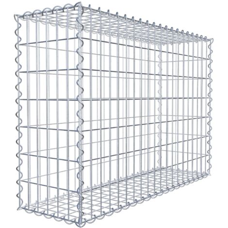 Gabiondeco - Gabion 100 cm x 70 cm x 30 cm (L x H x P). mailles 5 x 10 cm. Spirale - Made in Germany