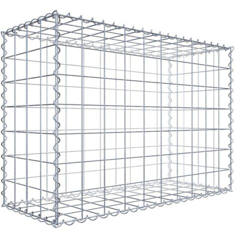 Gabiondeco - Gabion 100 cm x 70 cm x 40 cm (L x H x P). mailles 10 x 10 cm. Spirale - Made in Germany