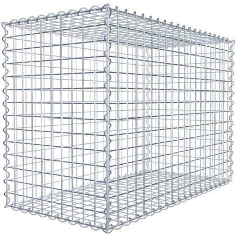 Gabiondeco - Gabion 100 cm x 70 cm x 50 cm (L x H x P). mailles 5 x 5 cm. Spirale - Made in Germany