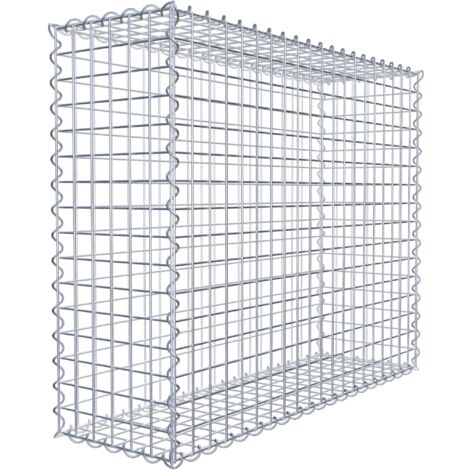 Gabiondeco - Gabion 100 cm x 80 cm x 30 cm (L x H x P). mailles 5 x 5 cm. Spirale - Made in Germany