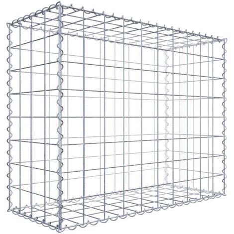 Gabiondeco - Gabion 100 cm x 80 cm x 40 cm (L x H x P). mailles 10 x 10 cm. Spirale - Made in Germany