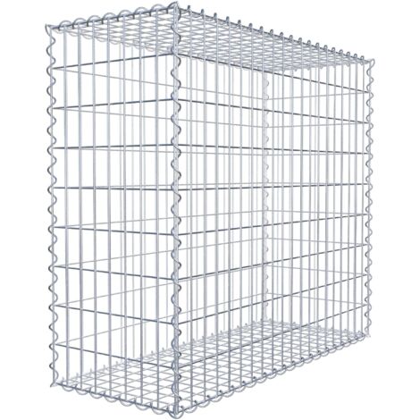 Gabiondeco - Gabion 100 cm x 90 cm x 40 cm (L x H x P). mailles 5 x 10 cm. Spirale - Made in Germany