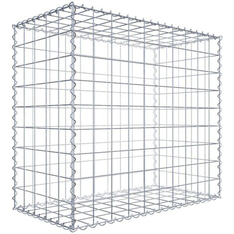 Gabiondeco - Gabion 100 cm x 90 cm x 50 cm (L x H x P). mailles 10 x 10 cm. Spirale - Made in Germany