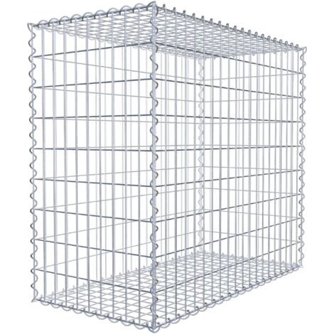 Gabiondeco - Gabion 100 cm x 90 cm x 50 cm (L x H x P). mailles 5 x 10 cm. Spirale - Made in Germany