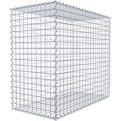 Gabiondeco - Gabion 100 cm x 90 cm x 50 cm (L x H x P). mailles 5 x 5 cm. Spirale - Made in Germany
