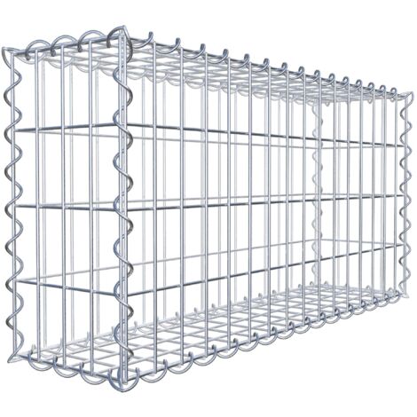 Gabiondeco - Gabion 80 cm x 40 cm x 20 cm (L x H x P). mailles 5 x 10 cm. Spirale - Made in Germany