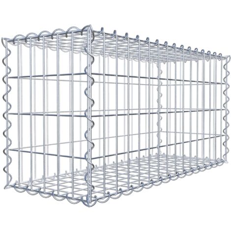 Gabiondeco - Gabion 80 cm x 40 cm x 30 cm (L x H x P). mailles 5 x 10 cm. Spirale - Made in Germany