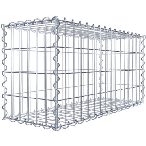 Gabiondeco - Gabion 80 cm x 40 cm x 30 cm (L x H x P). mailles 5 x 10 cm. Spirale - Made in Germany
