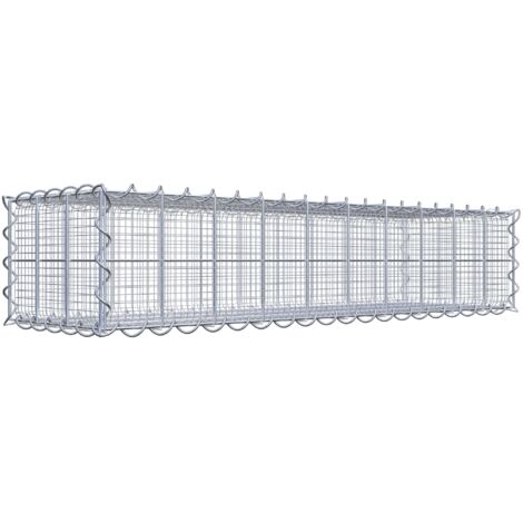 Gabiondeco - Gabion à mailles très fines pour gravillon 100 cm x 20 cm x 30 cm (L x H x P). maille 10 x 10 cm. spirale - Made in Germany