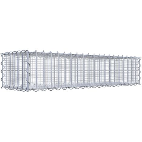 Gabiondeco - Gabion à mailles très fines pour gravillon 100 cm x 20 cm x 30 cm (L x H x P). maille 5 x 10 cm. spirale - Made in Germany