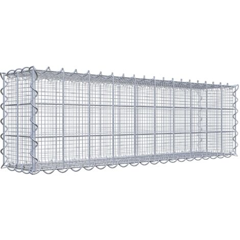 Gabiondeco - Gabion à mailles très fines pour gravillon 100 cm x 30 cm x 20 cm (L x H x P). maille 10 x 10 cm. spirale - Made in Germany