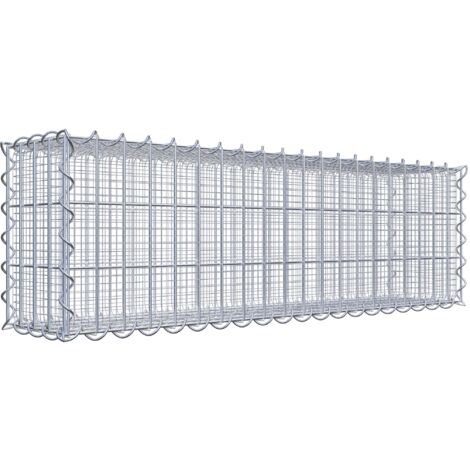 Gabiondeco - Gabion à mailles très fines pour gravillon 100 cm x 30 cm x 20 cm (L x H x P). maille 5 x 10 cm. spirale - Made in Germany