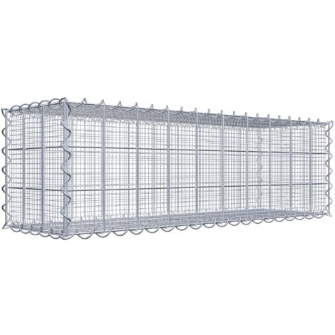 Gabiondeco - Gabion à mailles très fines pour gravillon 100 cm x 30 cm x 30 cm (L x H x P). maille 10 x 10 cm. spirale - Made in Germany
